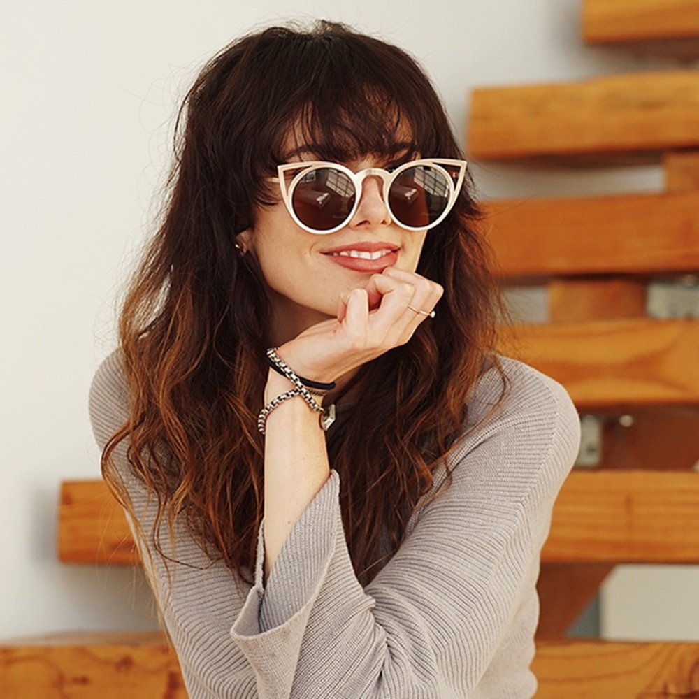Cat Eye Sunglasses Copper - Picture 6 of 7